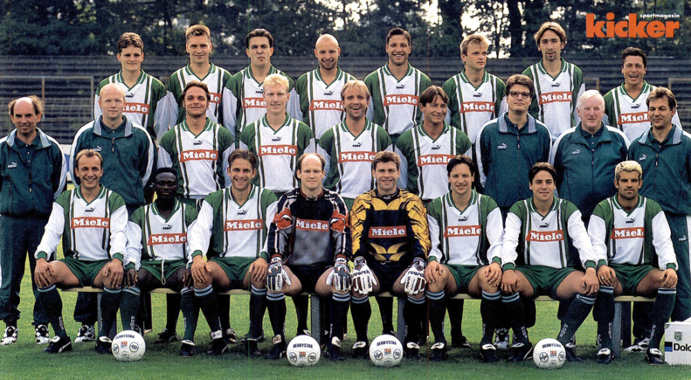 Bundesliga 1996/97 FC Gütersloh Unterhaching Programm 2 